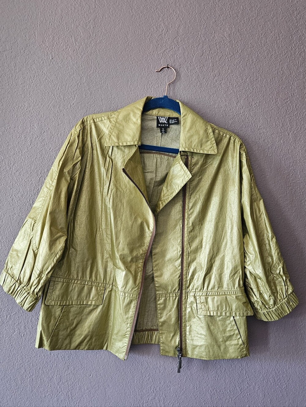 Worth metallic jacket